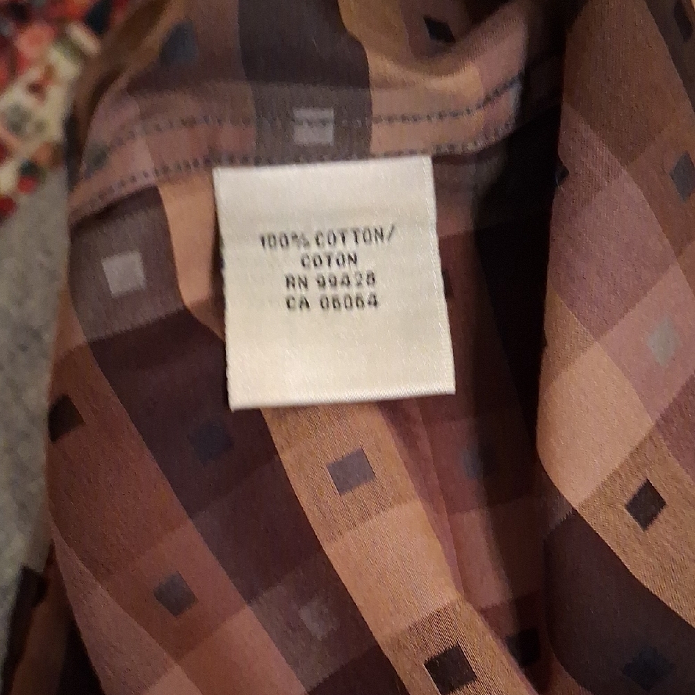 Bugatchi Navy And Light Gray Patterned Men's Shirt - image 7